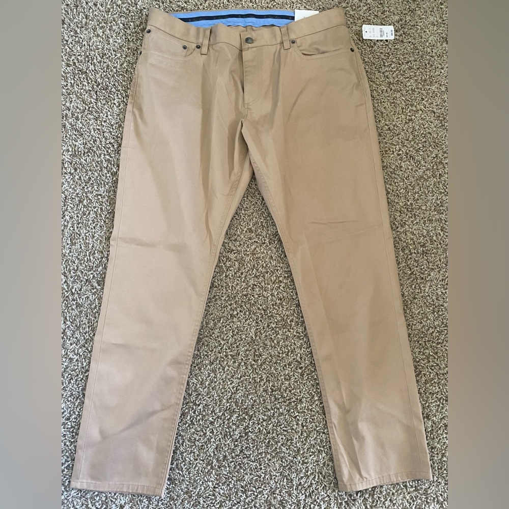 New Brooks Brothers lightweight advantage chino khaki pants